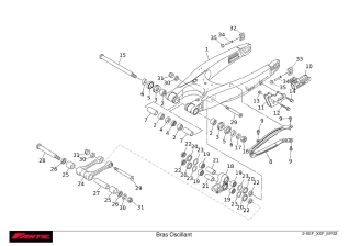 Swingarm - FANTIC XXF 250 2022