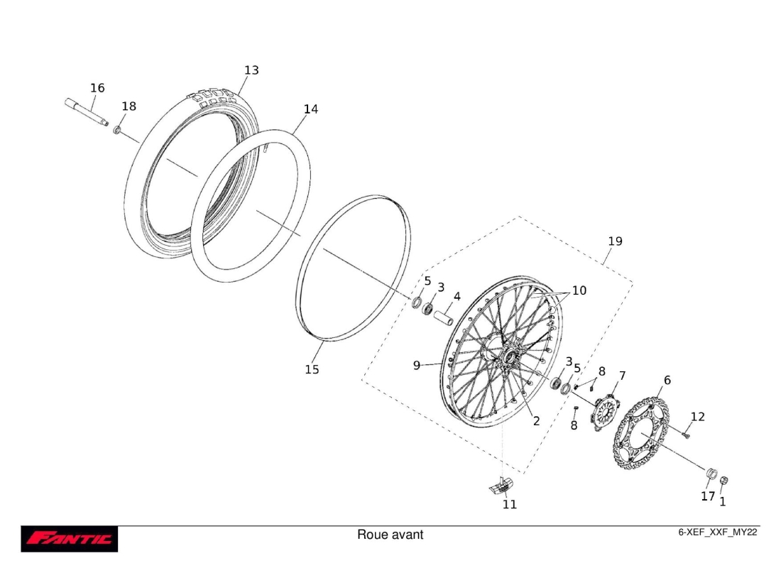 6 - Front wheel