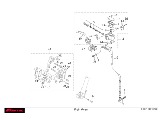 Front brake - FANTIC XXF 250 2022