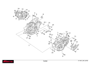 Crankcase - FANTIC XXF 250 2022