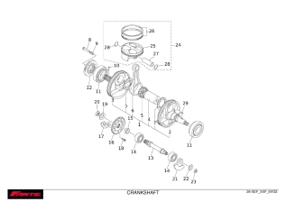 Crankshaft - Fantic XXF 250 2022