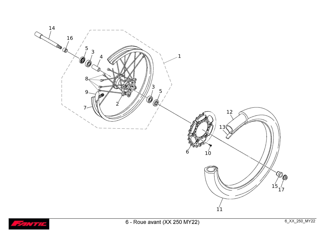 6 - Front wheel