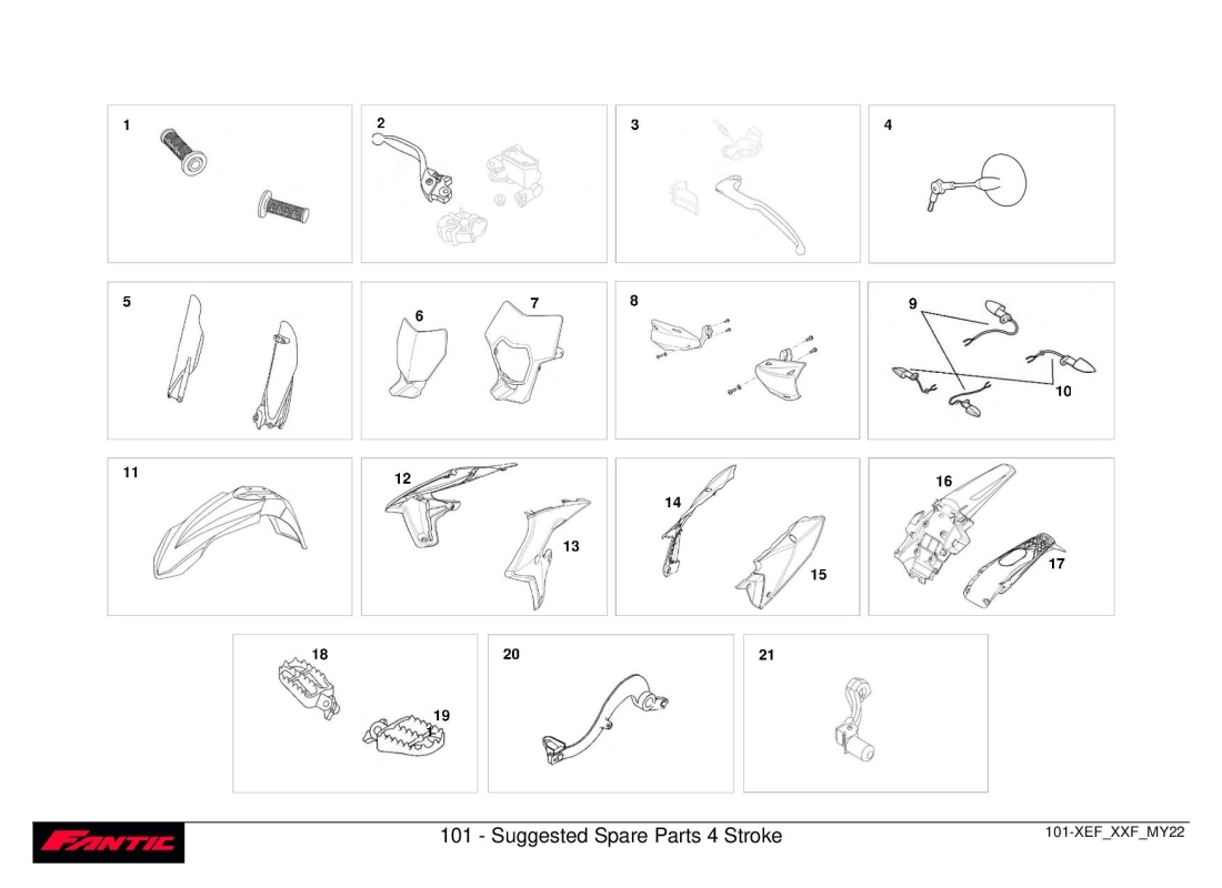 37 - 101 - Suggested Spare Parts 4 Stroke