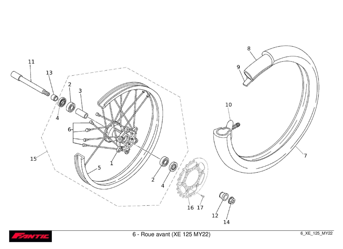 6 - Front wheel