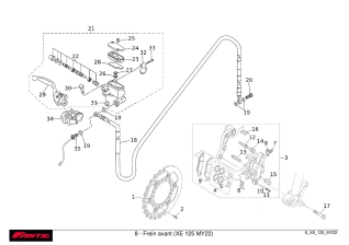 Frein avant - FANTIC XE 125 2022