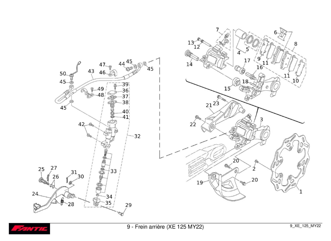 9 - Rear brake