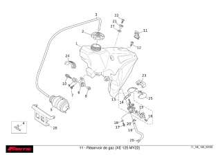 Fuel - FANTIC XE 125 2022