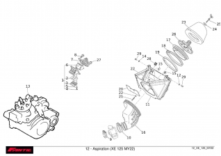 Intake - FANTIC XE 125 2022