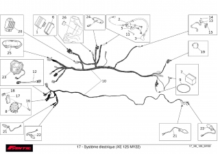 Wiring - FANTIC XE 125 2022