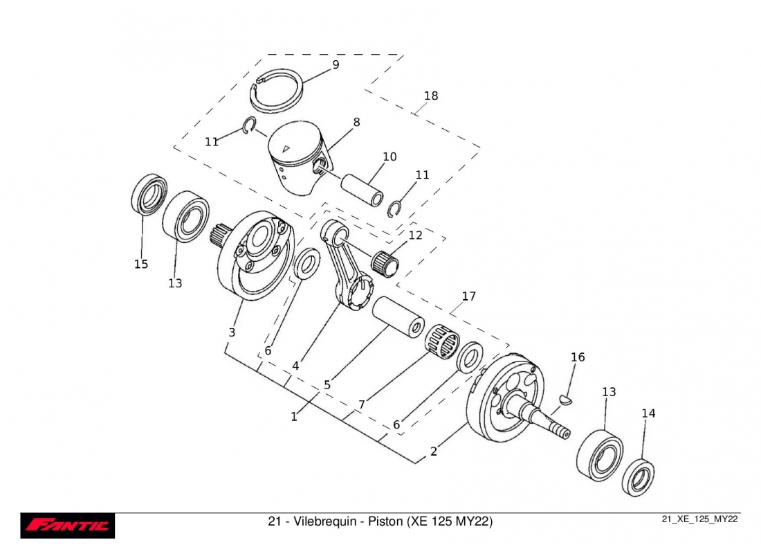 21 - Crankshaft - piston