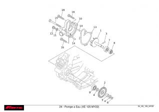 Pompe a Eau - FANTIC XE 125 2022