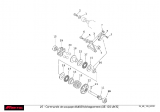 Exhaust valve control - FANTIC XE 125 2022