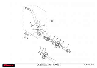 Démarreur - Fantic XE 125 2022