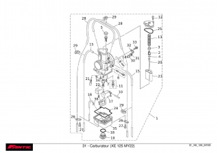 Carburateur - FANTIC XE 125 2022