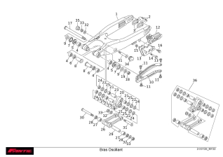 Swingarm - FANTIC XX 125 EVO 2022