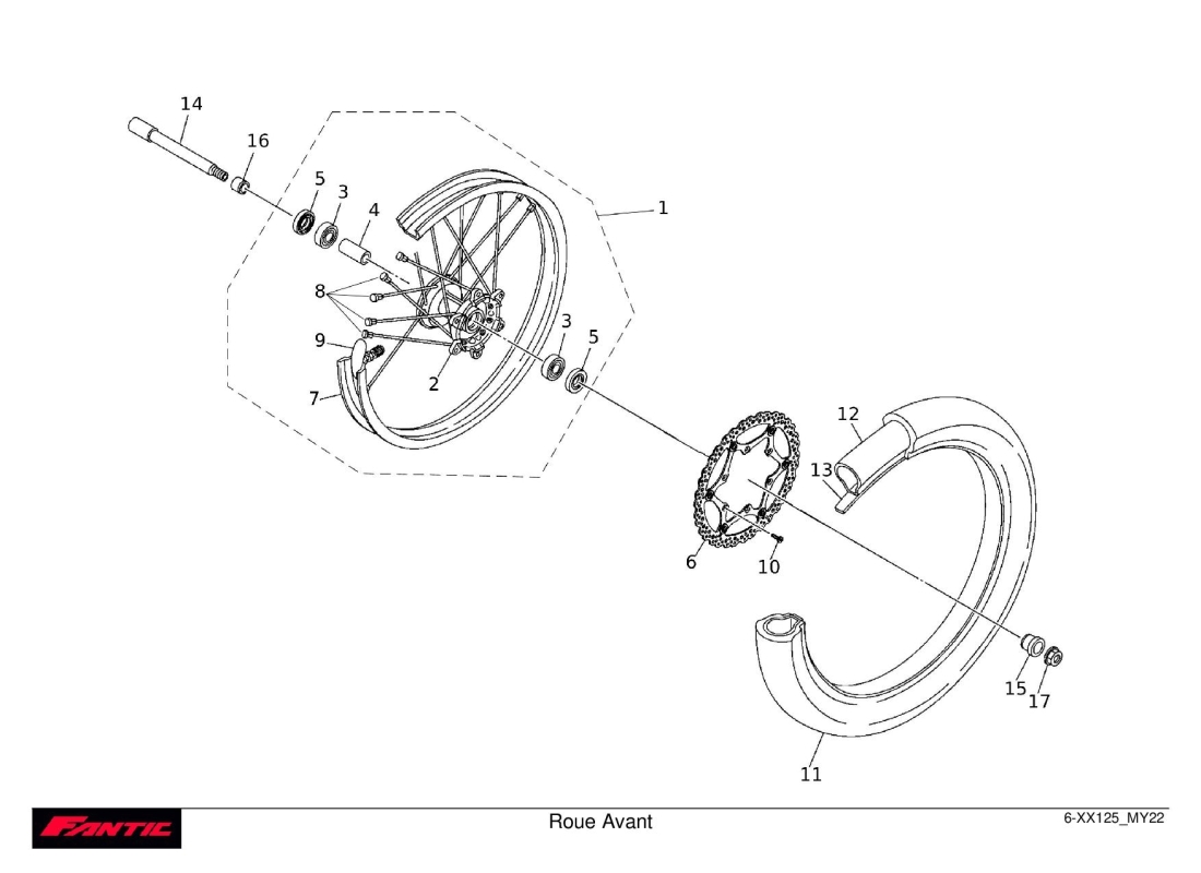 6 - Front wheel