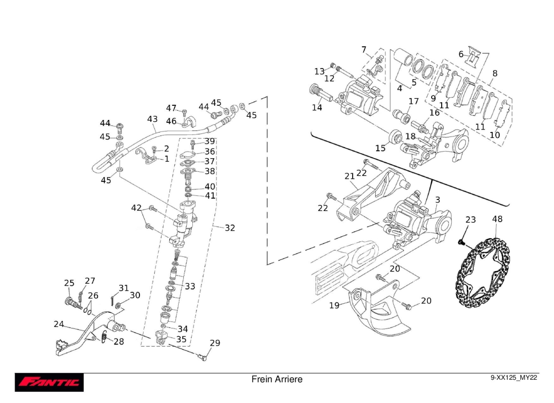 9 - Rear brake