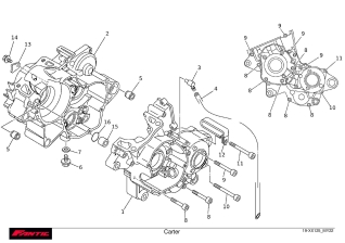 Crankcase - FANTIC XX 125 EVO