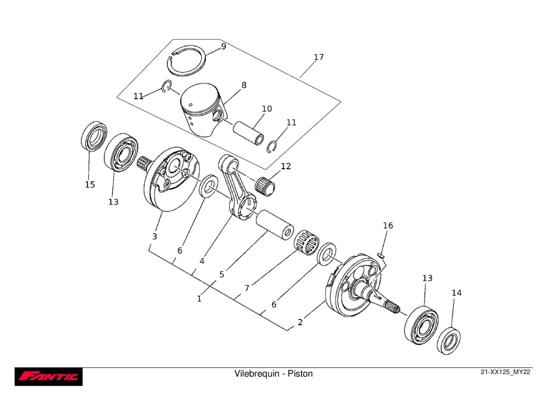 21 - Crankshaft - piston