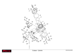 Culasse - Cylindre - FANTIC XX 125 EVO