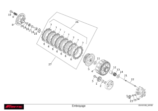 Embrayage - FANTIC XX 125 EVO