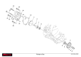 Pompe a Eau - FANTIC XX 125 EVO