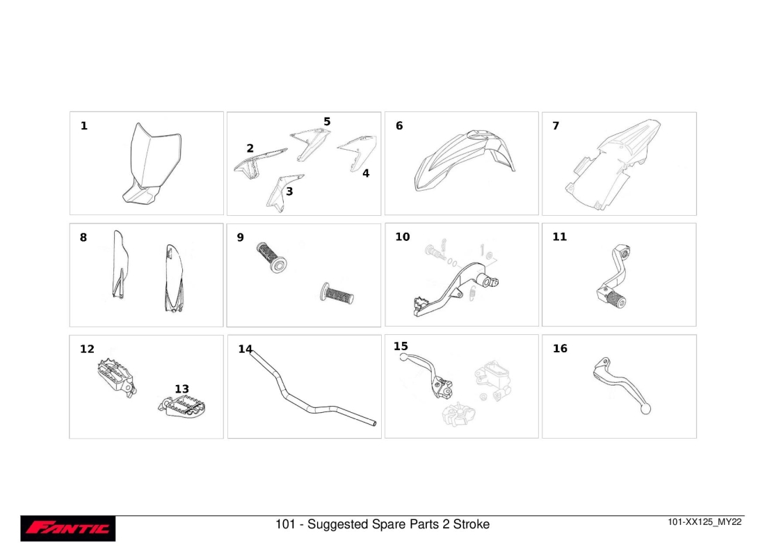 33 - 101 - Suggested Spare Parts 2 Stroke