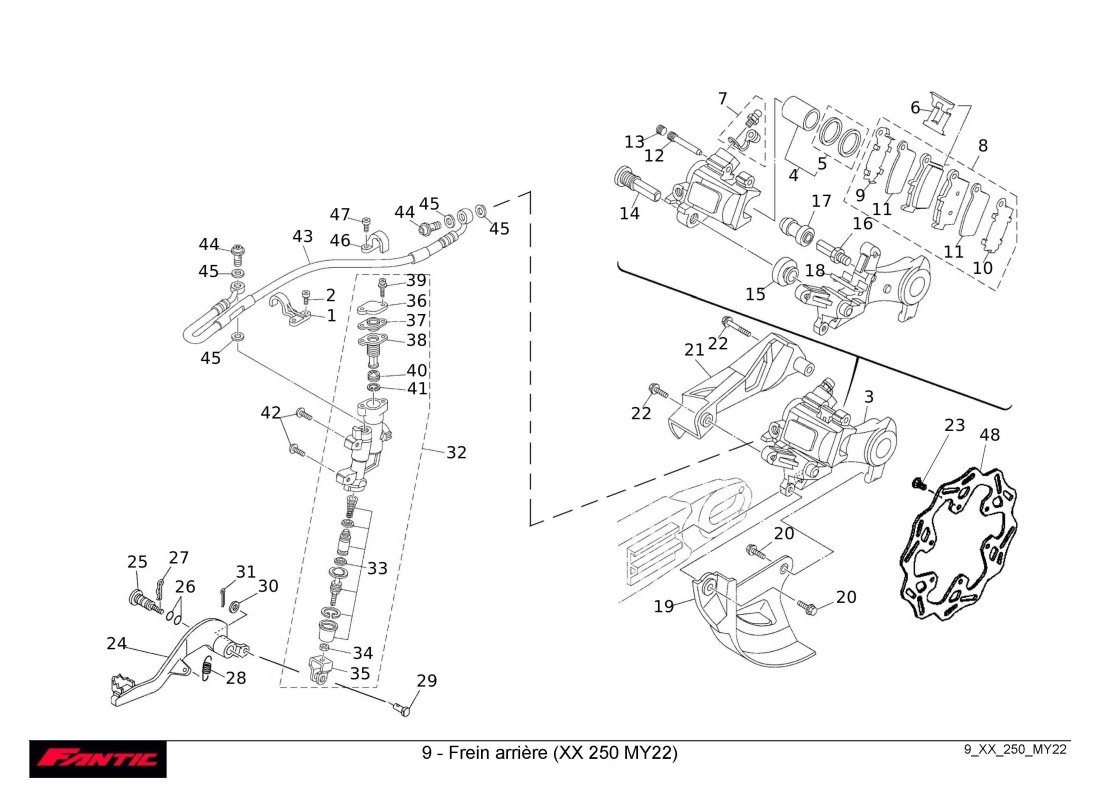 9 - Rear brake