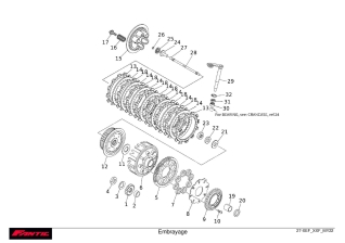 Embrayage - Fantic XEF 250 2022