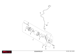 Démarreur - Fantic XEF 250 2022